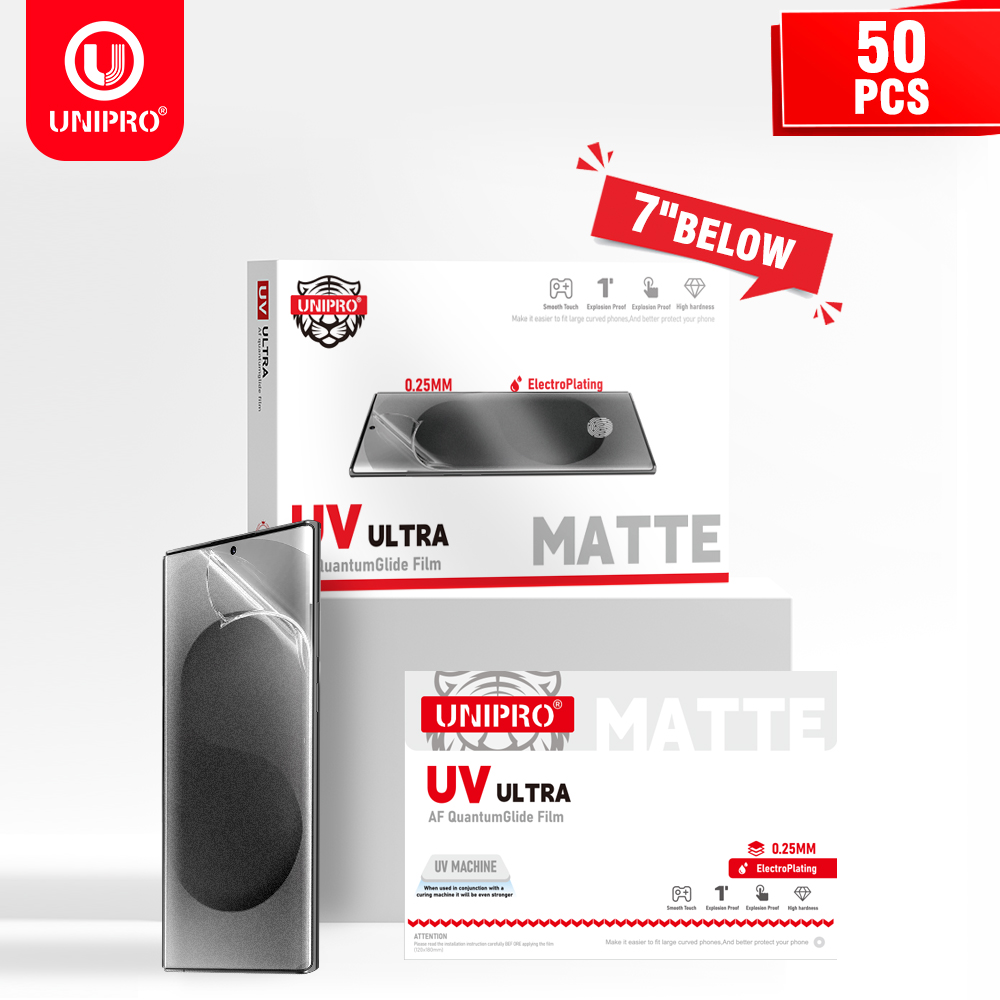 Screen Protector Cutter - ฟิล์มไฮโดรเจลป้องกันรอยขีดข่วน UNIPRO 250um HD MATTE UV