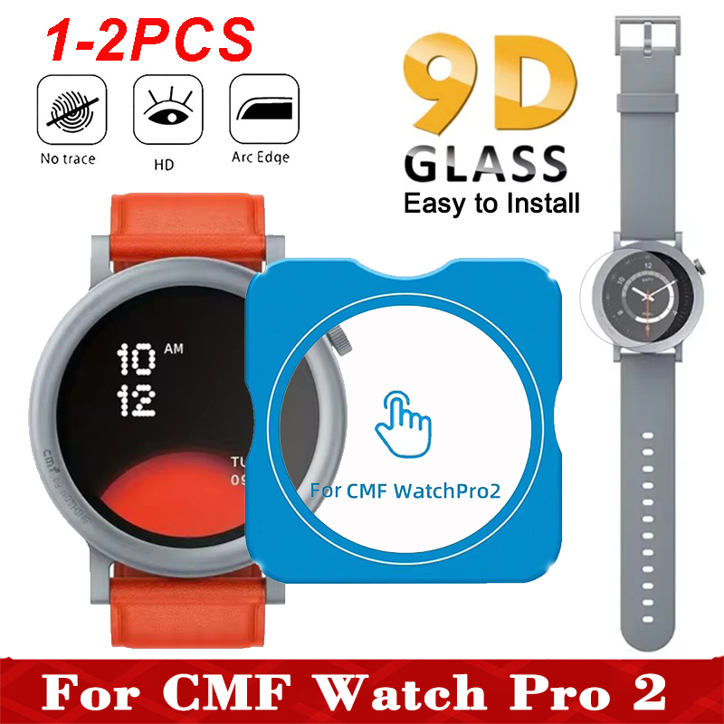 Smartwatch Screen Film - กระจกนิรภัยสําหรับCMFนาฬิกาPro 2 สมาร์ทนาฬิกาHDป้องกันหน้าจอAnti-ScratchสําหรับCfmนาฬิกาPro 2 ติดตั้งง่ายแก้วภาพยนตร์