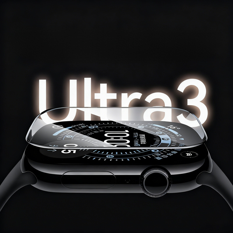 Glass Protector Auto - ฟิล์มกันรอยหน้าจอสำหรับ Apple Watch Ultra 3 49