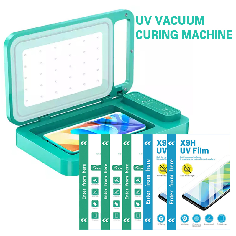 Hydrogel Screen Protector - เครื่องลามิเนตสุญญากาศ UV Curing รุ่น TUOLI X9H