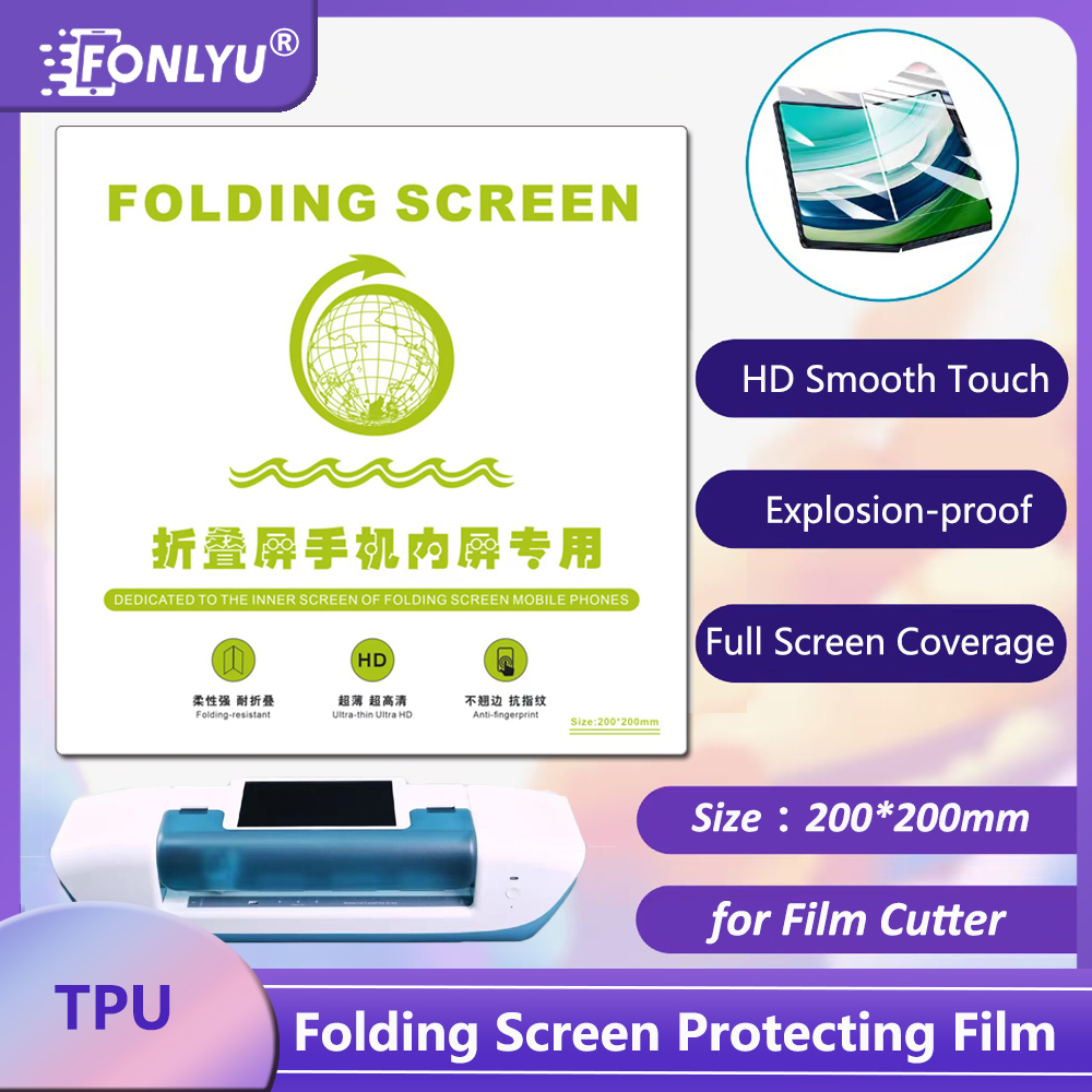 Screen Protector Cutter - FONLYU HD ซิลิโคนยืดหยุ่น Hydrogel ฟิล์มสําหรับ Samsung