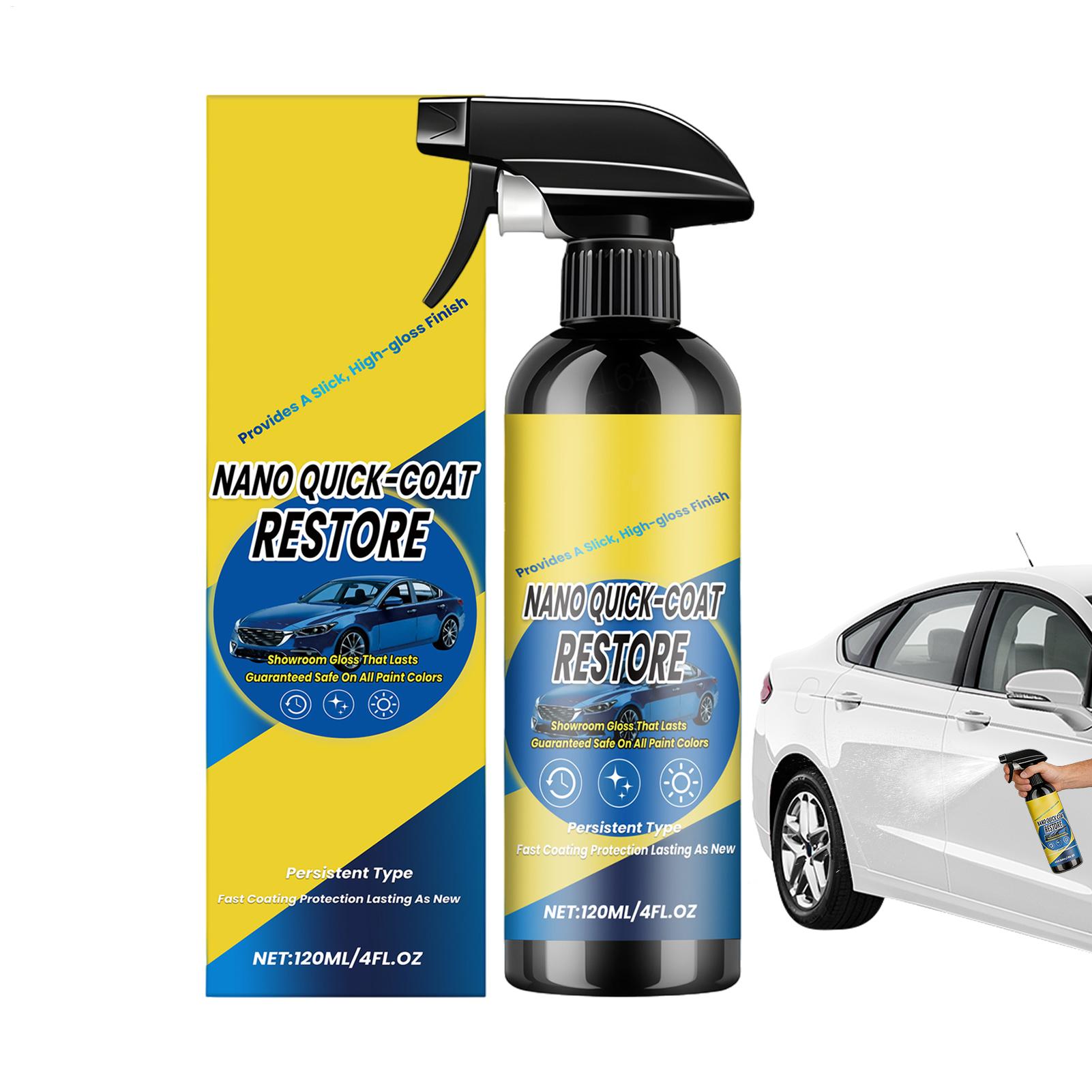 Nano Liquid Coating - สเปรย์เคลือบเซรามิกสำหรับรถยนต์ 120 มล. นาโนซีลแลนท์ สเปรย์เคลือบเงาแบบเร็ว สำหรับดูแลรักษารถยนต์