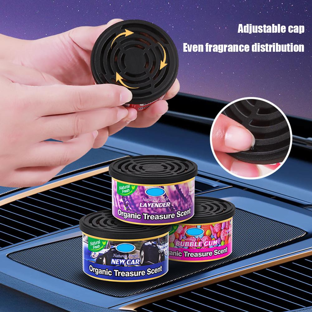 Air Bubble Remover - น้ำหอมปรับอากาศในรถยนต์ กลิ่นไม้ ลาเวนเดอร์ หมากฝรั่ง รสเชอร์รี่ บรรจุในกระป๋อง