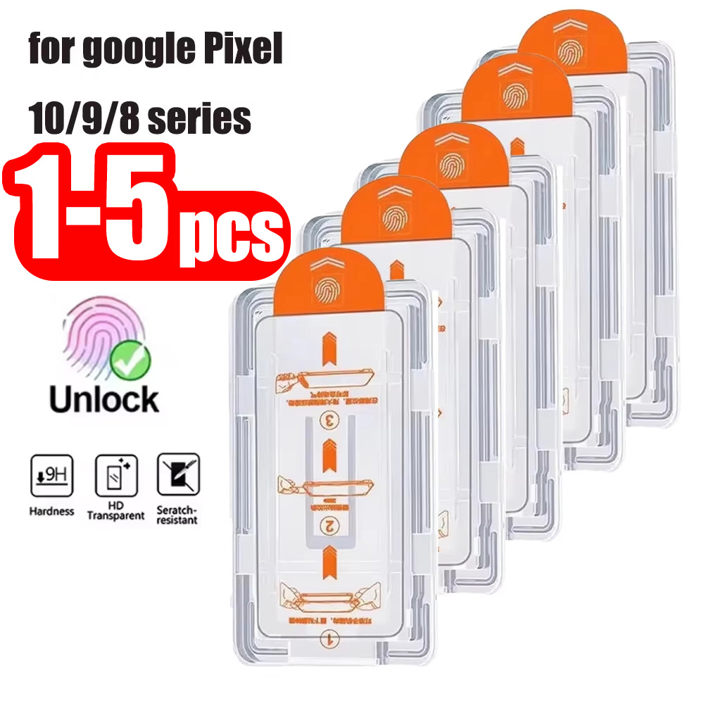 Screen Alignment Tool - 1-5 ชิ้นตัวป้องกันหน้าจอ HD เคลือบกันน้ำมัน ป้องกันฝุ่น สำหรับกูเกิลพิกเซล