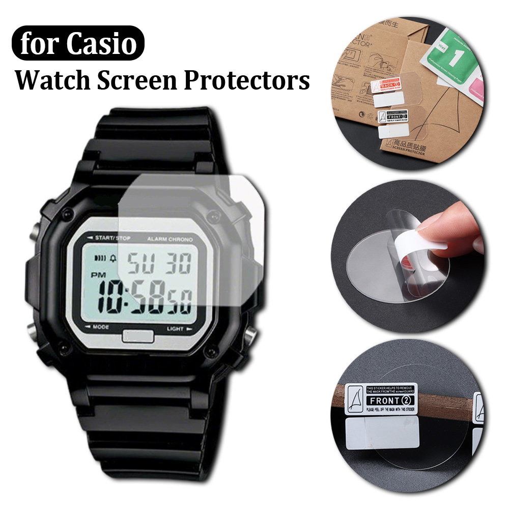 Hydrogel Screen Protector - สำหรับคาสิโอ DW5610 F91W AE1400/1200WH A158 W218H