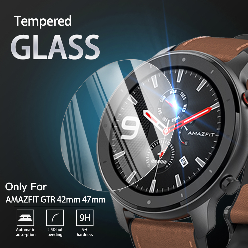 Smartwatch Screen Film - 9H กระจกนิรภัยฟิล์มสําหรับ Amazfit GTR 42 มม.47