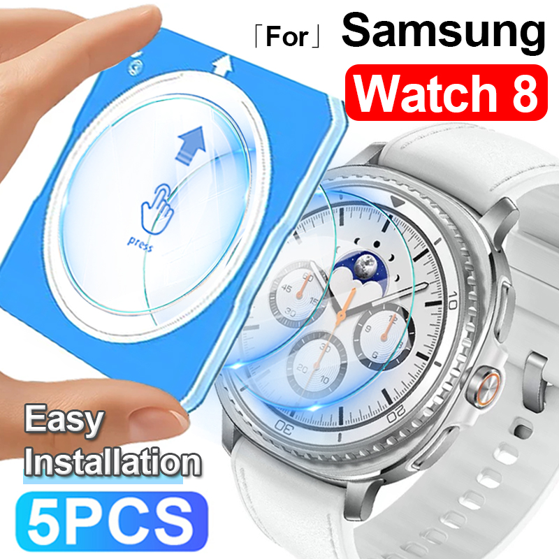 Screen Alignment Tool - 3/5 ชิ้นกระจกนิรภัยสำหรับซัมซุงกาแล็กซี่นาฬิกา 8 7 6 5