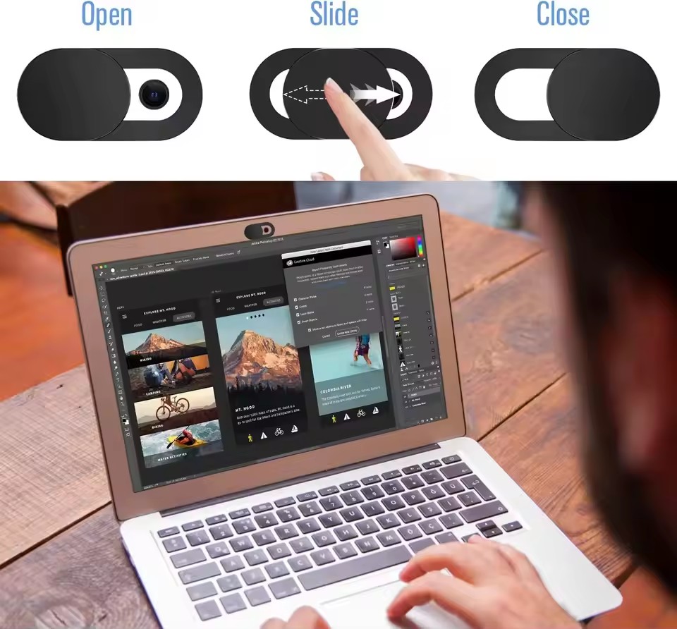 ฝาปิดเว็บแคม ป้องกันการมองลอด  - Camera Lens Protector บทวิจารณ์และราคา