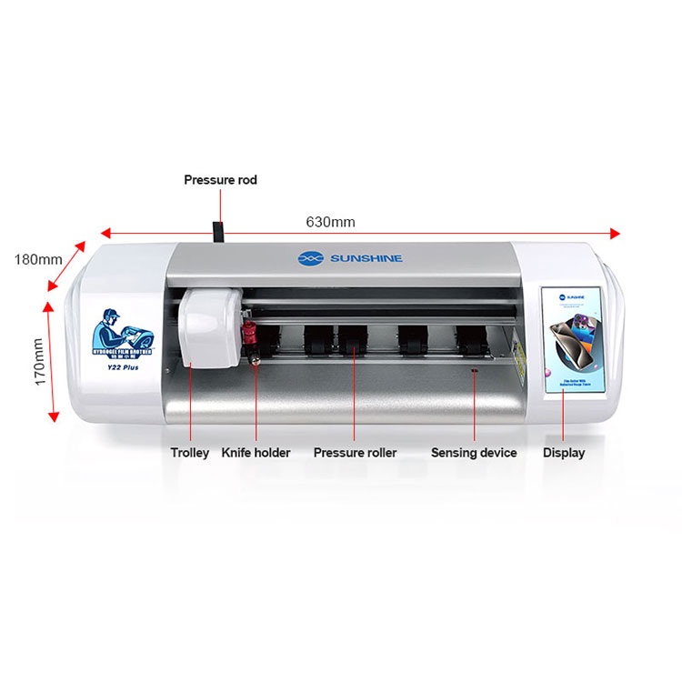 เครื่องตัดฟิล์ม Sunshine Y22 P - Hydrogel Screen Protector บทวิจารณ์และราคา