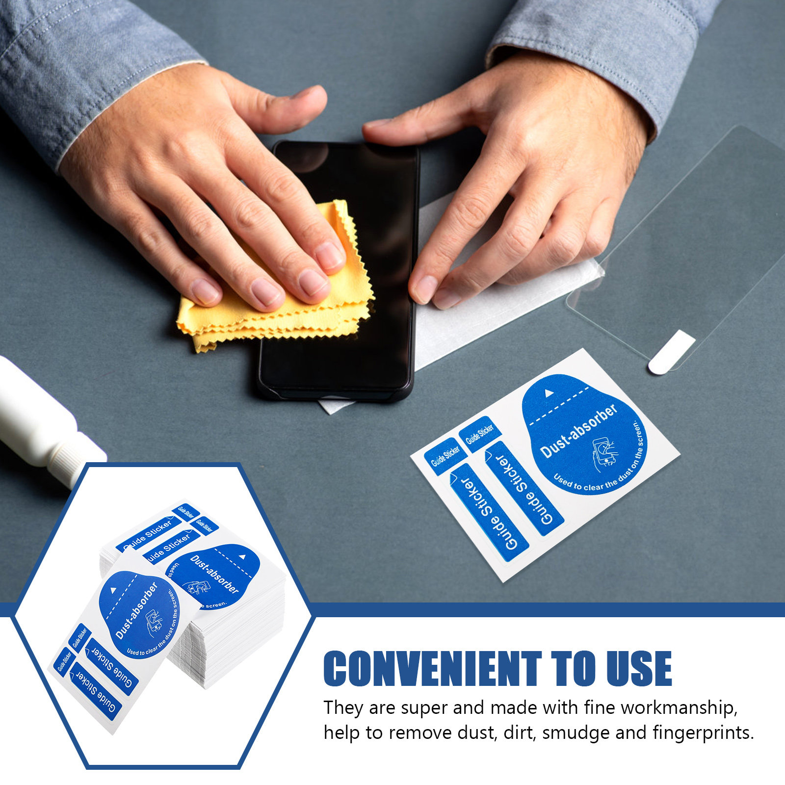 สติกเกอร์กำจัดฝุ่นหน้าจอ LCD 2 - Dust Removal Sticker บทวิจารณ์และราคา