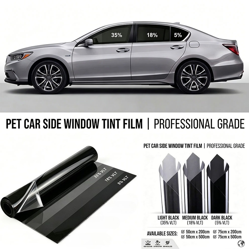 ฟิล์มติดกระจกรถยนต์กันแสงแบบ V - Glass Protector Auto บทวิจารณ์และราคา