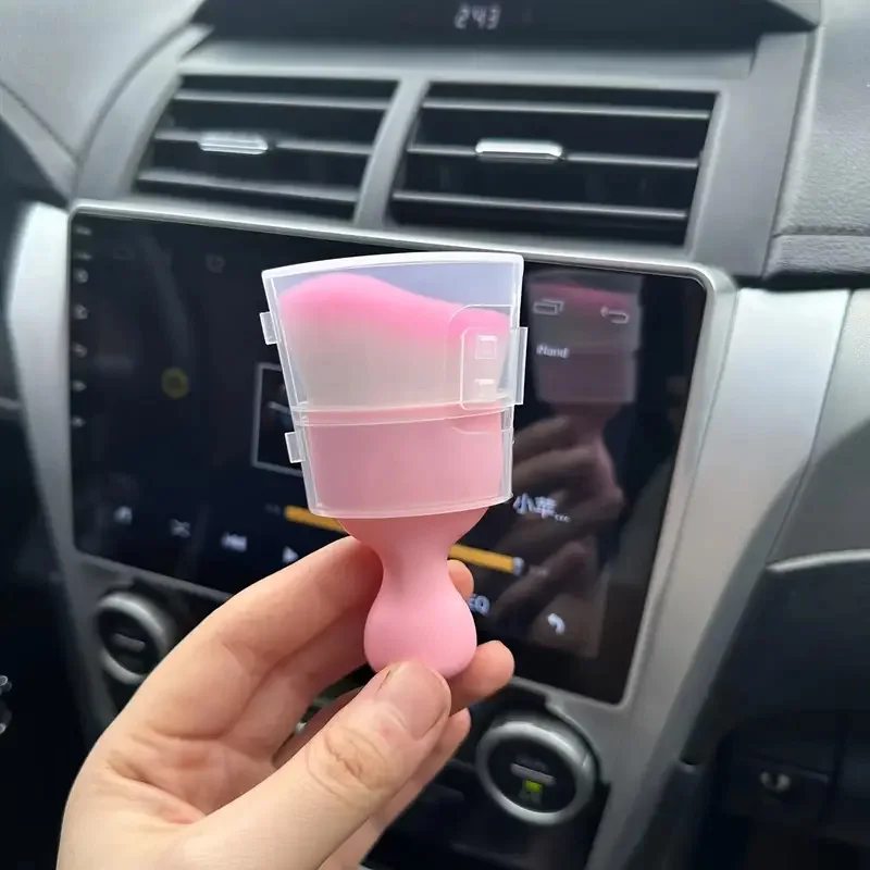 1/3/5PCS สีชมพูรถแปรงกําจัดฝุ่ - Dust Removal Sticker บทวิจารณ์และราคา
