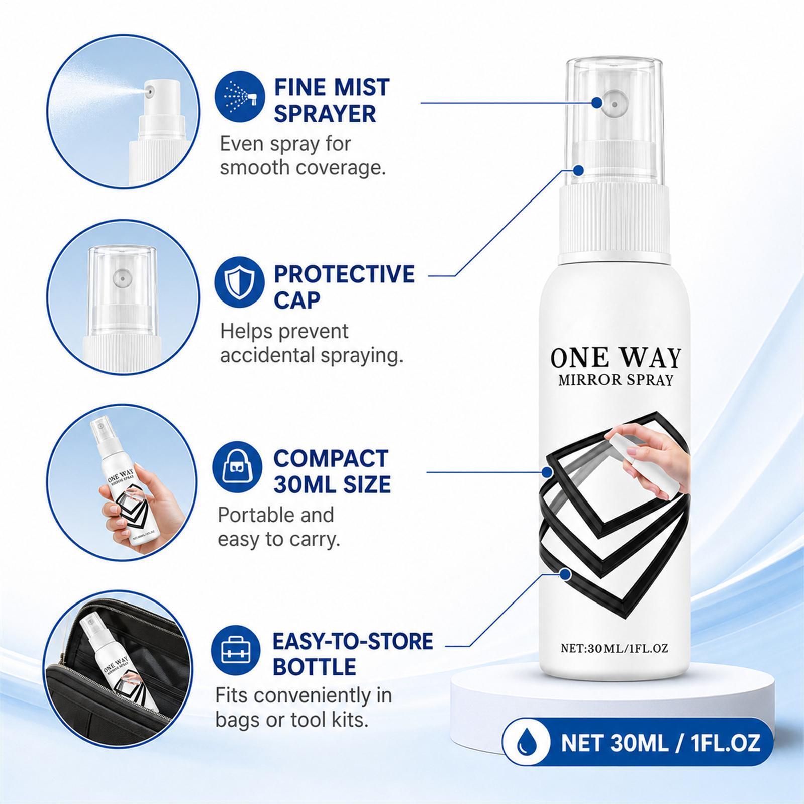 สเปรย์ฉีดกระจกสะท้อนแสง 30 มล. - Privacy Screen Protector บทวิจารณ์และราคา