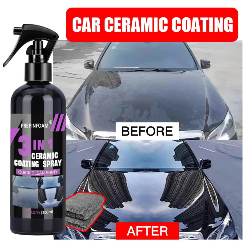 สเปรย์เคลือบเซรามิก 3 in 1 สำห - Nano Liquid Coating บทวิจารณ์และราคา