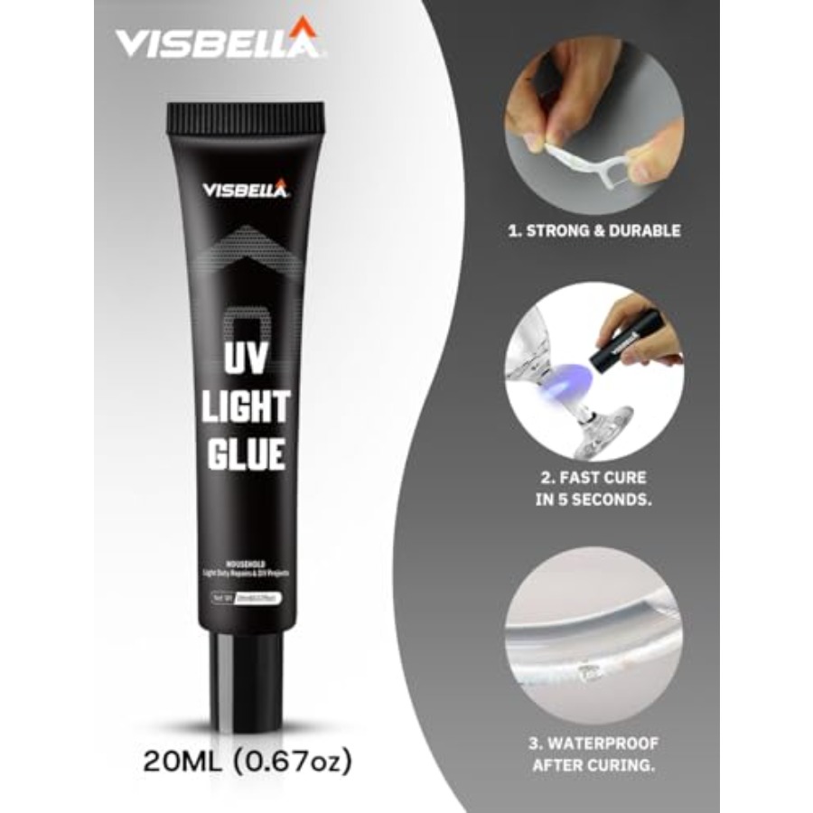 ชุดเรซิ่นกาว UV พร้อมหลอดไฟ กา - Liquid Uv Glue Kit บทวิจารณ์และราคา