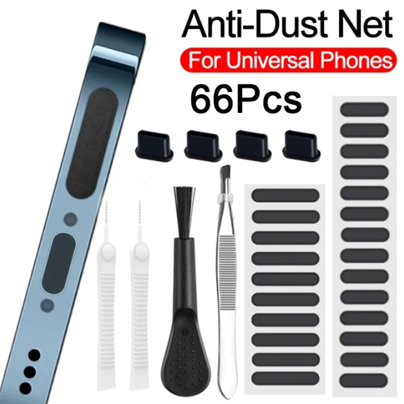 66PCS ปลั๊กฝุ่นลําโพงโทรศัพท์ป - Dust Removal Sticker บทวิจารณ์และราคา