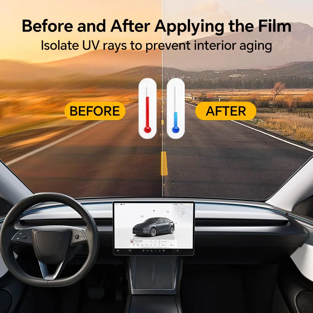 ฟิล์มติดกระจกรถยนต์สำเร็จรูป ป - Glass Protector Auto บทวิจารณ์และราคา