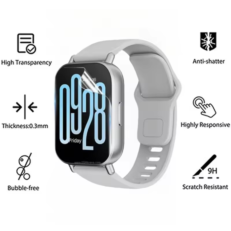1-5 ชิ้นนาฬิกาฟิล์มไฮโดรเจลสำห - Hydrogel Screen Protector บทวิจารณ์และราคา