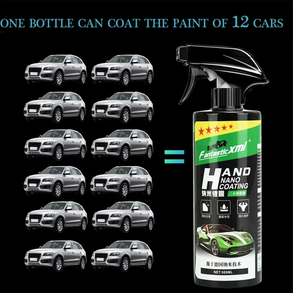 500Ml นาโนเซรามิครถเคลือบ Auto - Nano Liquid Coating บทวิจารณ์และราคา