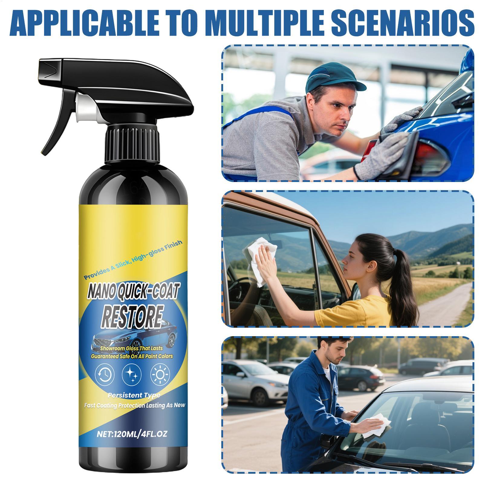 สเปรย์เคลือบเซรามิกสำหรับรถยนต - Nano Liquid Coating บทวิจารณ์และราคา