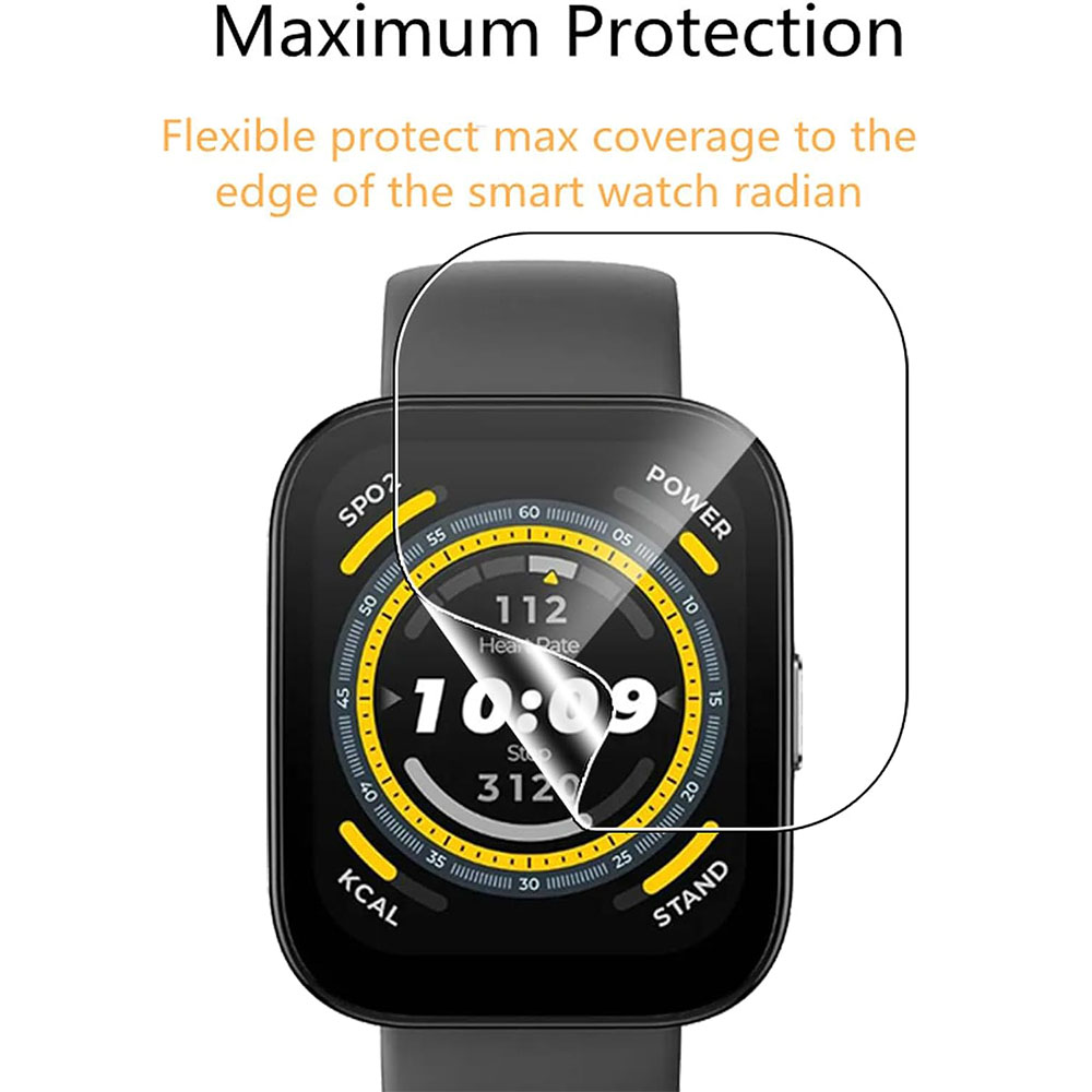 3PCS Clear HD ฟิล์มป้องกันหน้า - Smartwatch Screen Film บทวิจารณ์และราคา