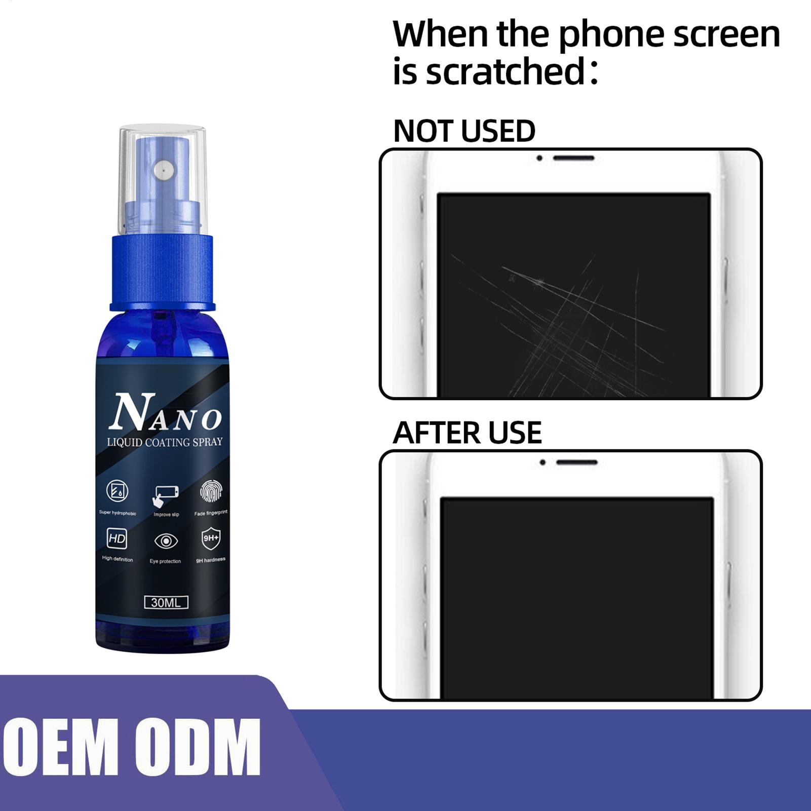 สเปรย์ป้องกันหน้าจอแบบเหลว ฟิล - Oleophobic Coating Spray บทวิจารณ์และราคา