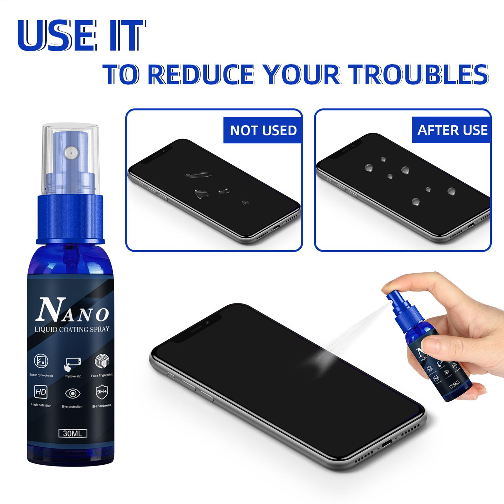 Liquid Screen Protector Spray  - Oleophobic Coating Spray บทวิจารณ์และราคา