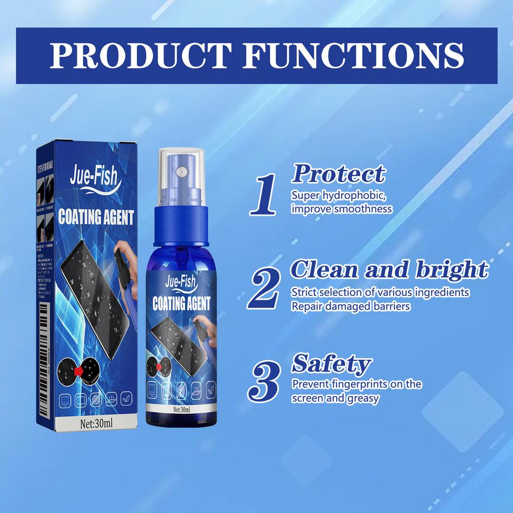 สเปรย์ป้องกันหน้าจอแบบน้ำ ฟิล์ - Oleophobic Coating Spray บทวิจารณ์และราคา
