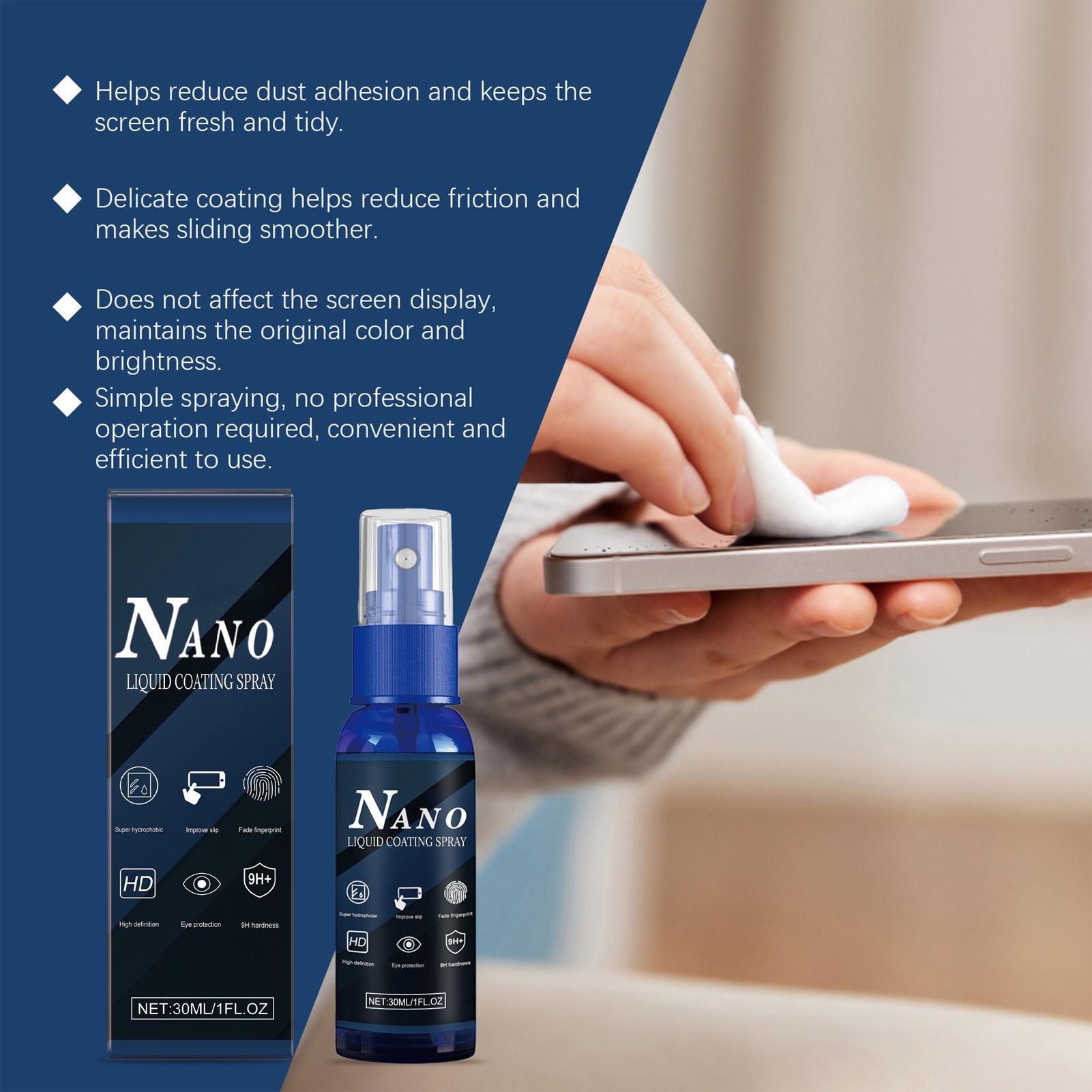 สเปรย์เคลือบหน้าจอแบบโอเลโอโฟบ - Oleophobic Coating Spray บทวิจารณ์และราคา