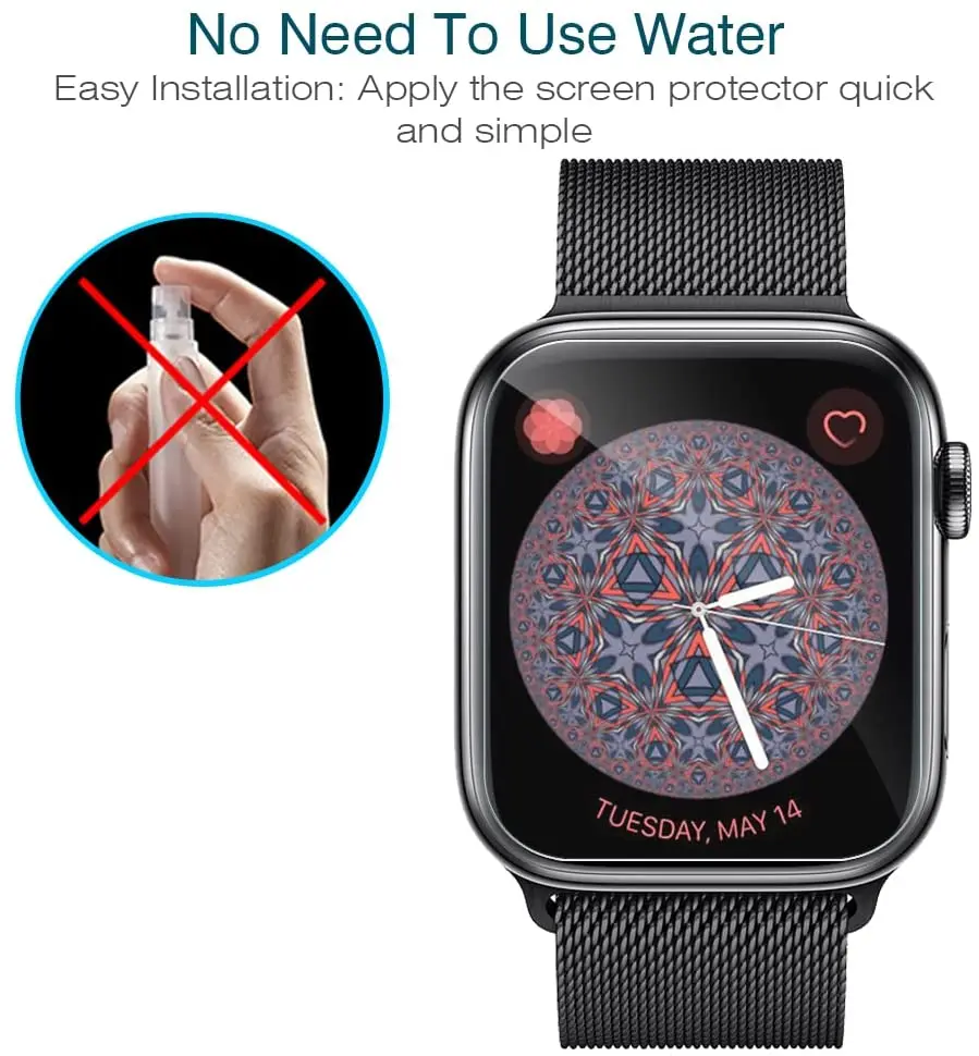 ป้องกันหน้าจอสําหรับ Apple Wat - Hydrogel Screen Protector บทวิจารณ์และราคา