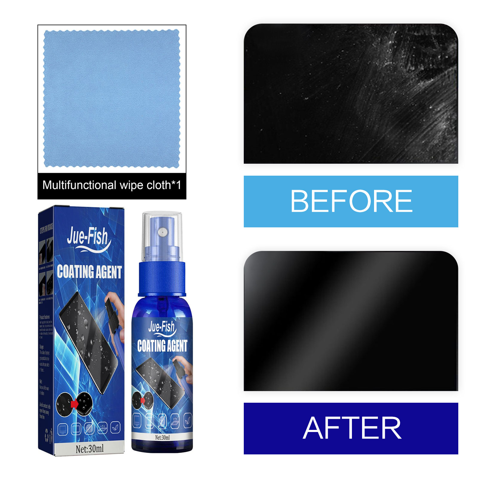 ตัวป้องกันหน้าจอของเหลวหน้าจอส - Oleophobic Coating Spray บทวิจารณ์และราคา