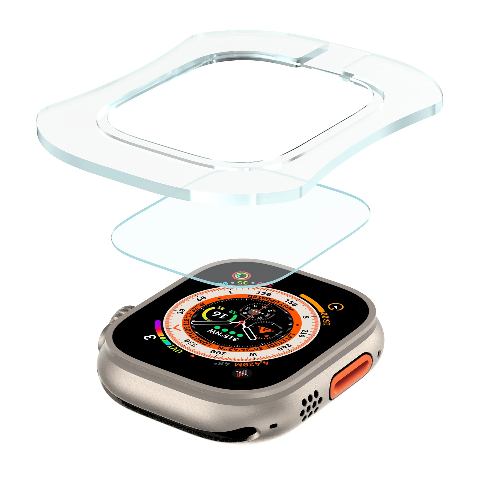 กระจกนิรภัยสําหรับ Apple Watch - Screen Alignment Tool บทวิจารณ์และราคา