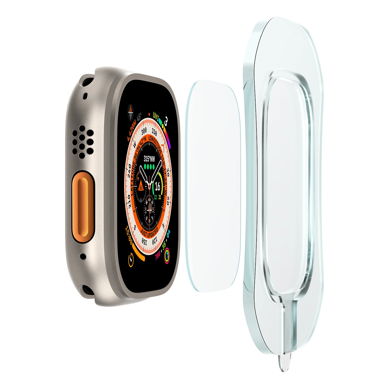 กระจกนิรภัยสําหรับ Apple Watch - Screen Alignment Tool บทวิจารณ์และราคา