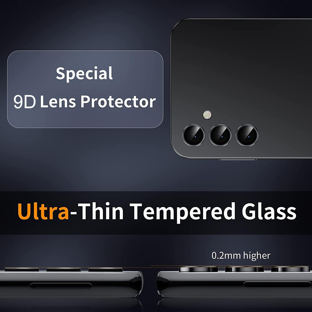 ฟิล์มกันรอยเลนส์กล้อง Samsung  - Tempered Glass Screen 9H บทวิจารณ์และราคา